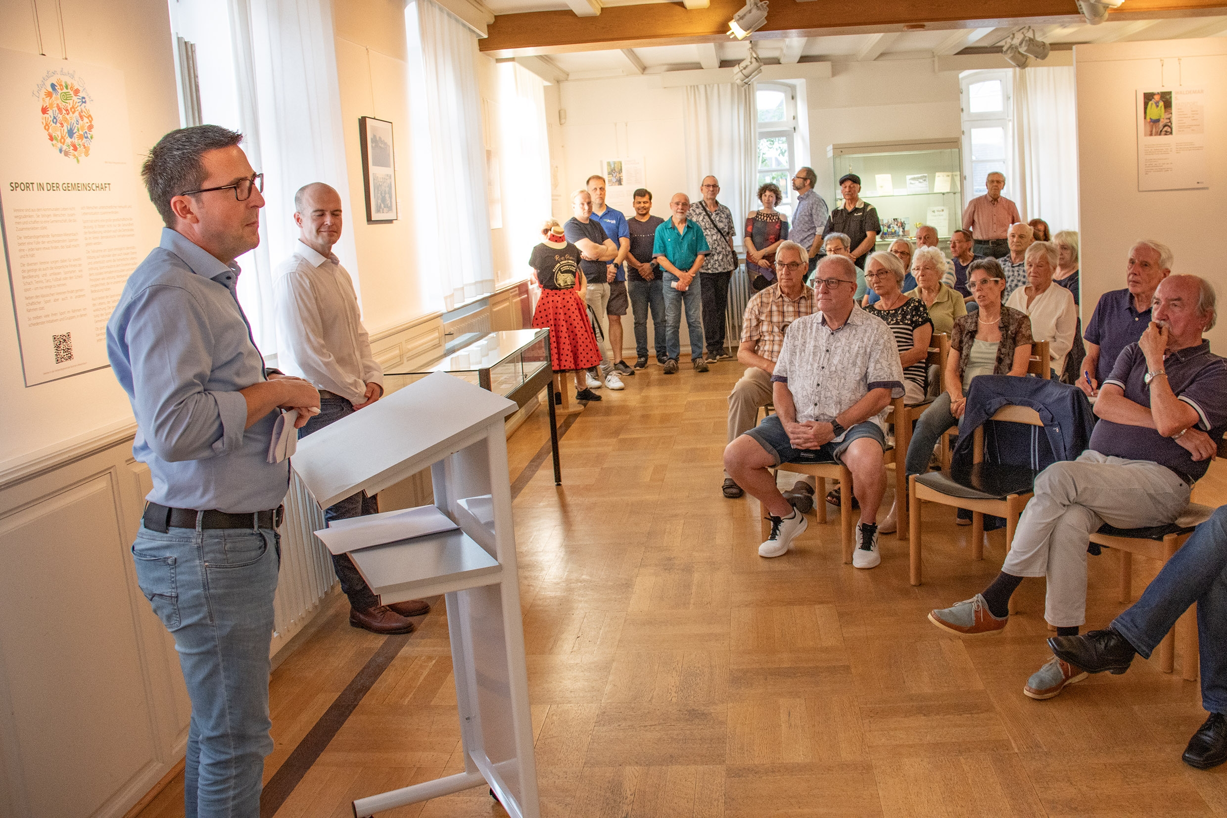 Foto der Ausstellungseröffnung