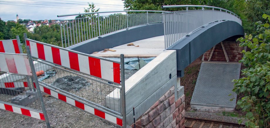Foto neue Radwegebrücke