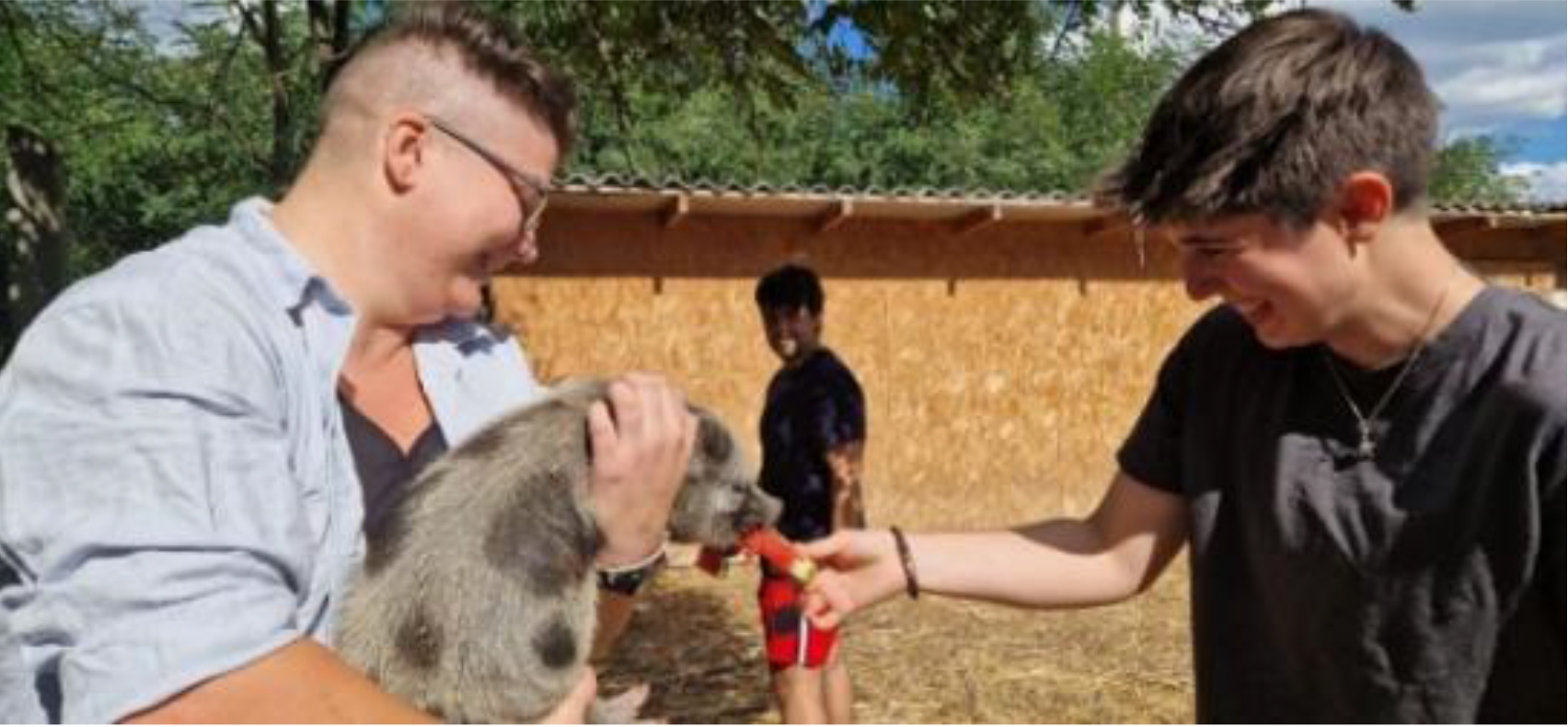 Foto im Tierpark in Ungarn