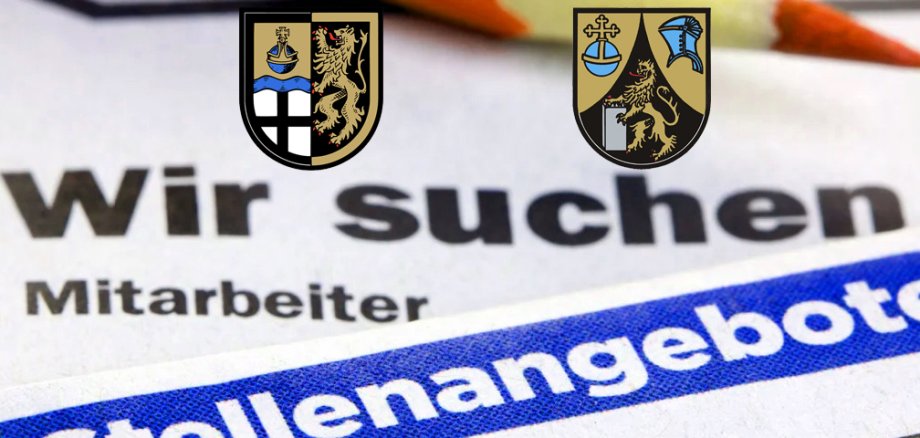 Grafik Stellenangebote mit Wappen