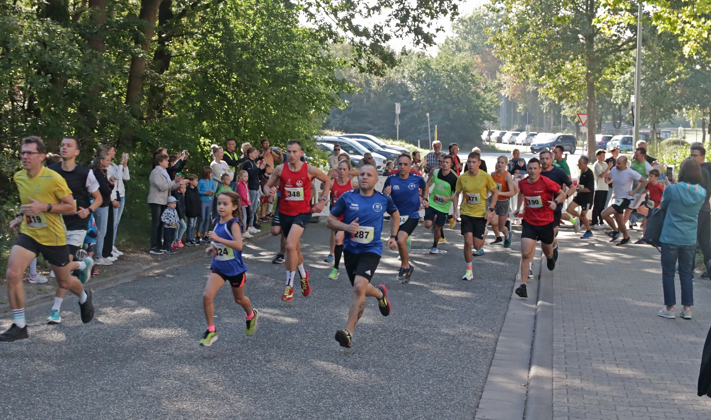 Start zum 7. Seewooglaufan der Reichswald-Sporthalle in Ramstein