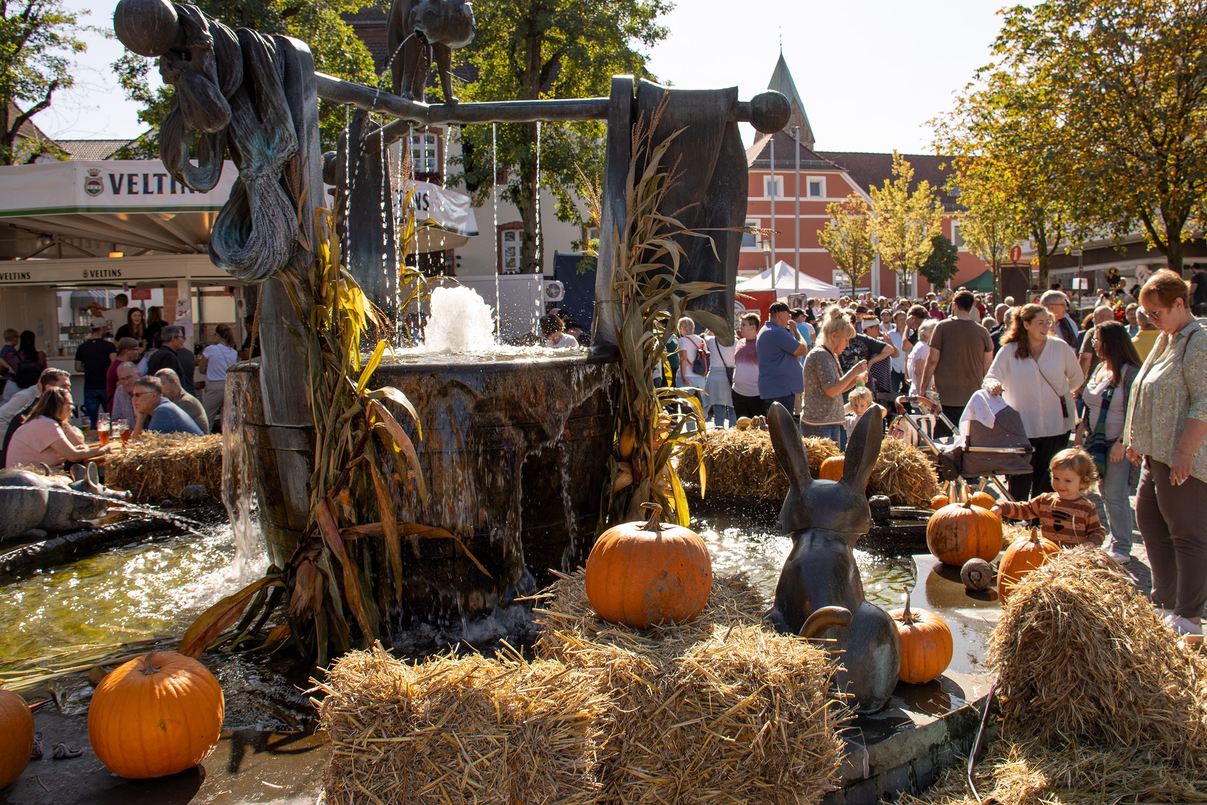 Foto Marktbrunnen am Bauernmarkt