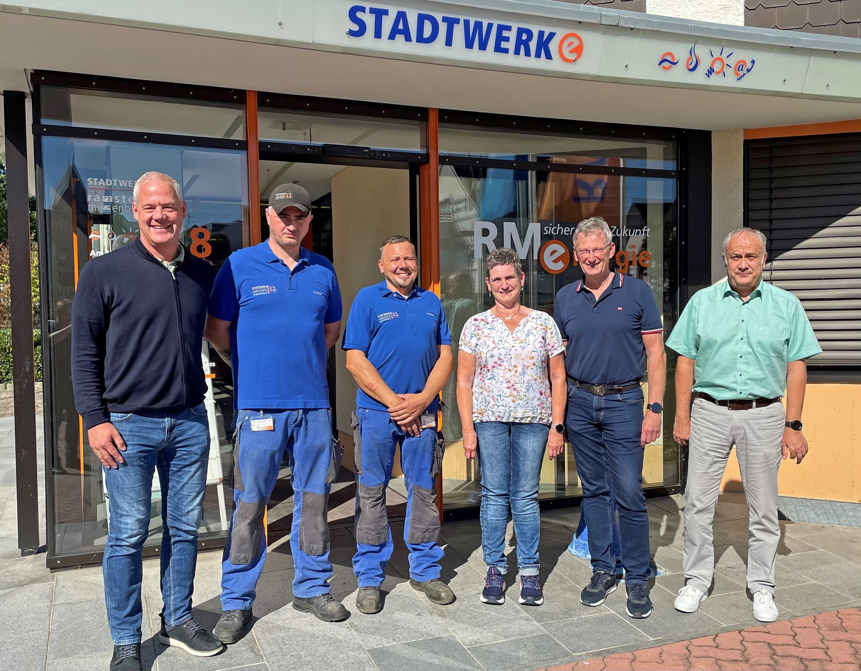 Foto mit den Jubilaren und Gratulanten