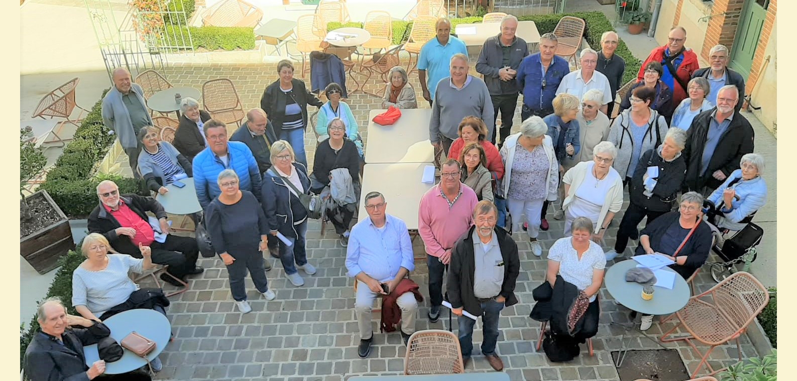 Foto der Gruppe aus Hütschenhausen in Précy