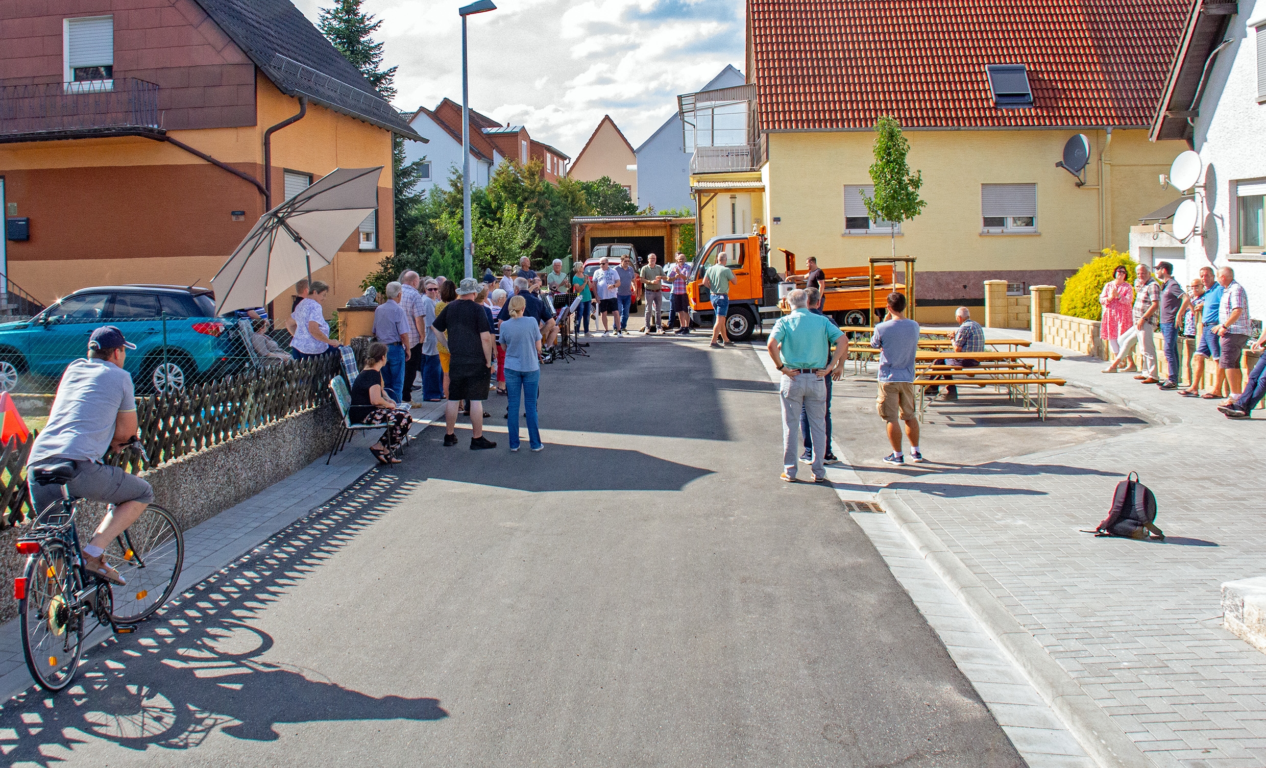 Einladung der Anwohner zum Abschluss der Bauarbeiten