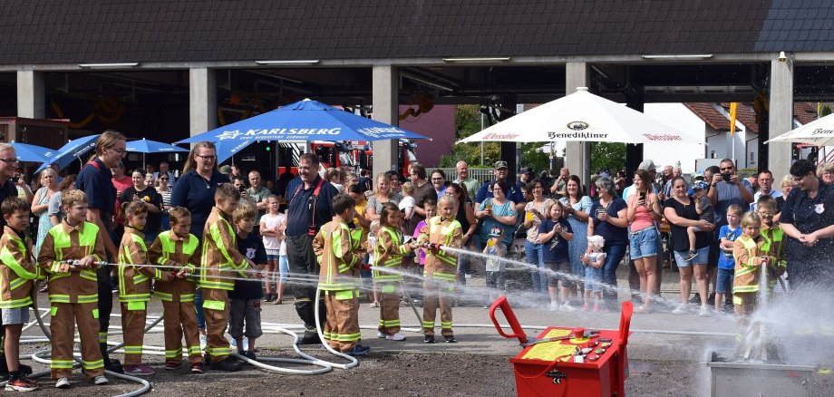 Foto vom Tag der offenen Tür in der Feuerwache Ramstein