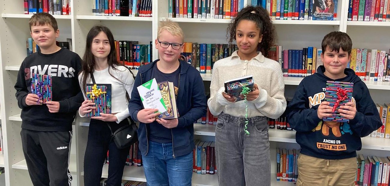 Foto der Klassensieger des Reichswald-Gymnasiums