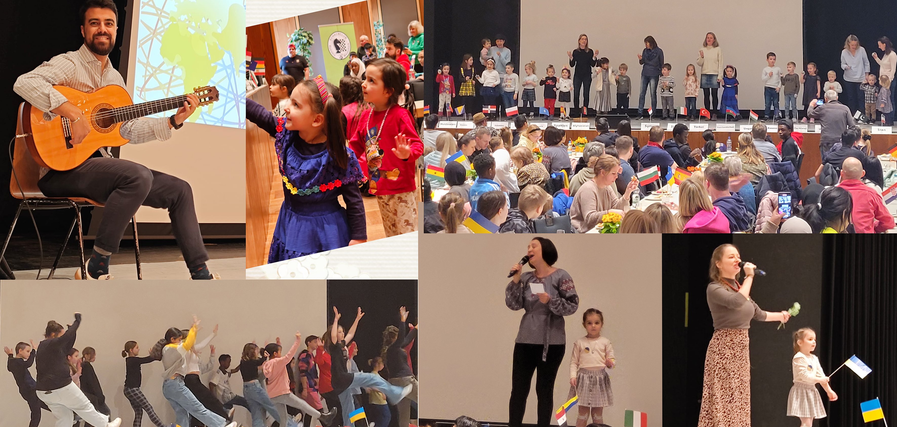 Bildmontage vom Bühnenprogramm im CCR