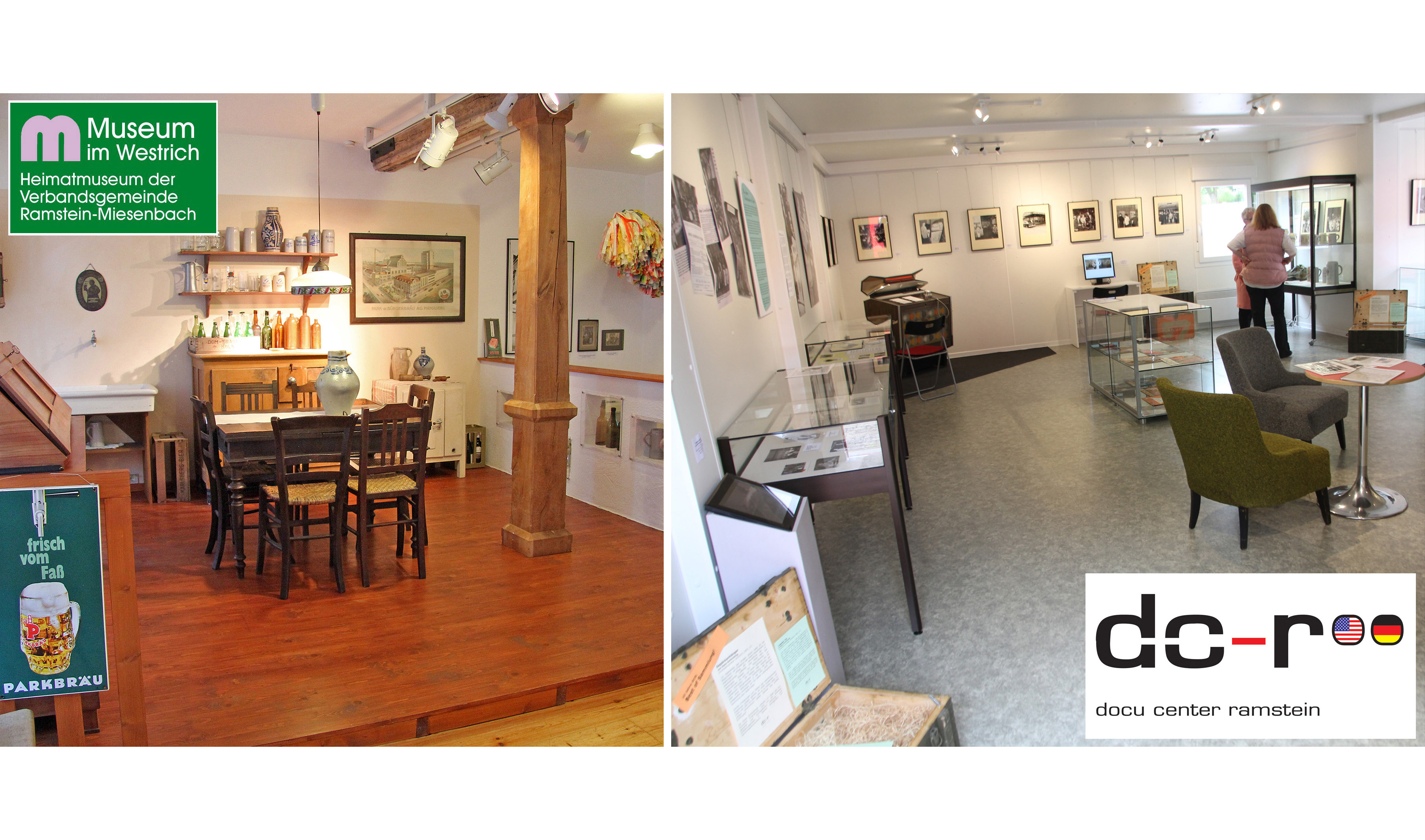 Montage DCR und Museum im Westrich