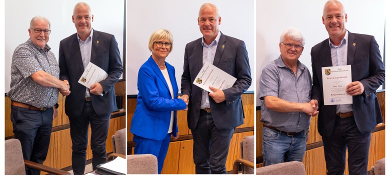 Ernennung der 3 Beigeordneten