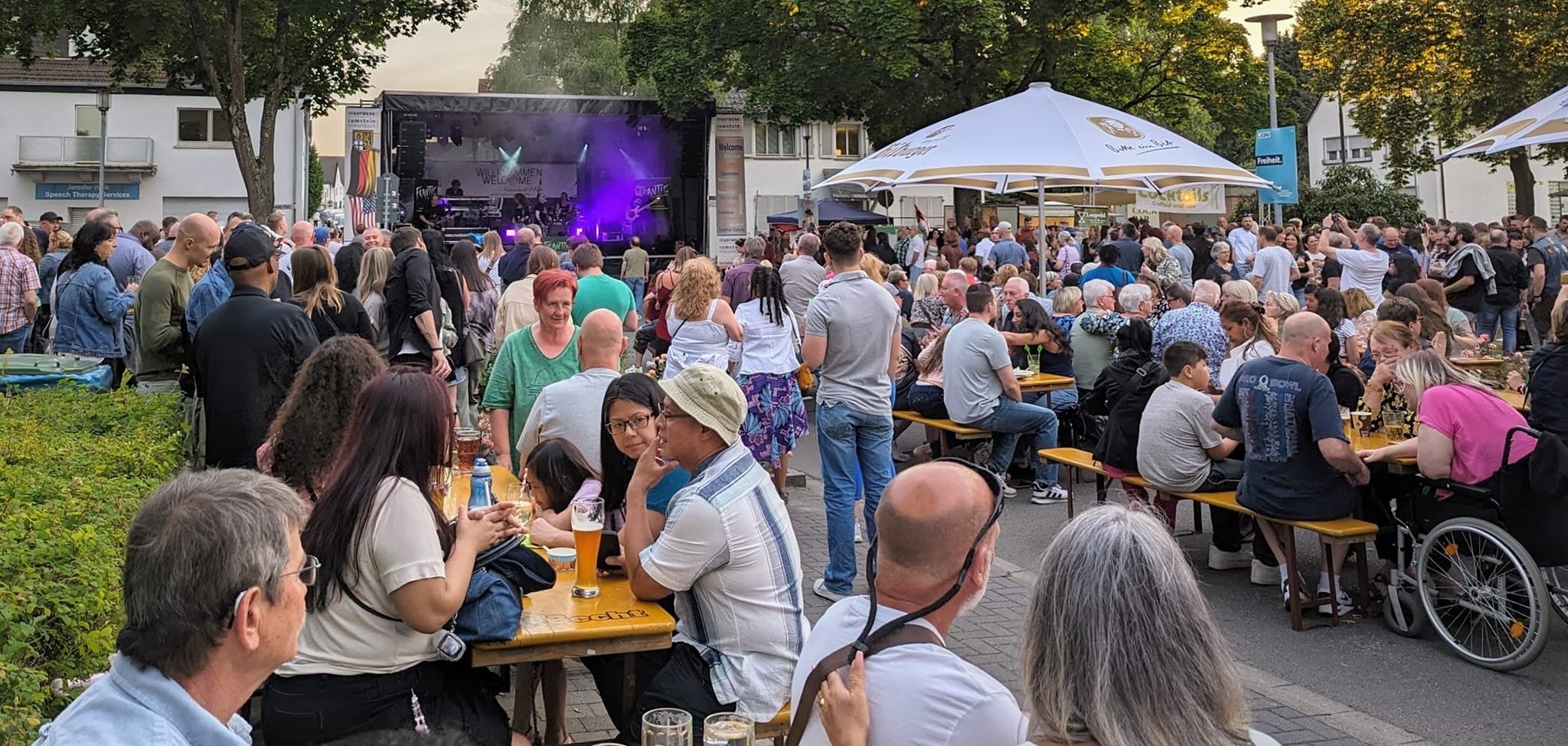 Foto während des Festes auf dem John-F.-Kennedyplatz