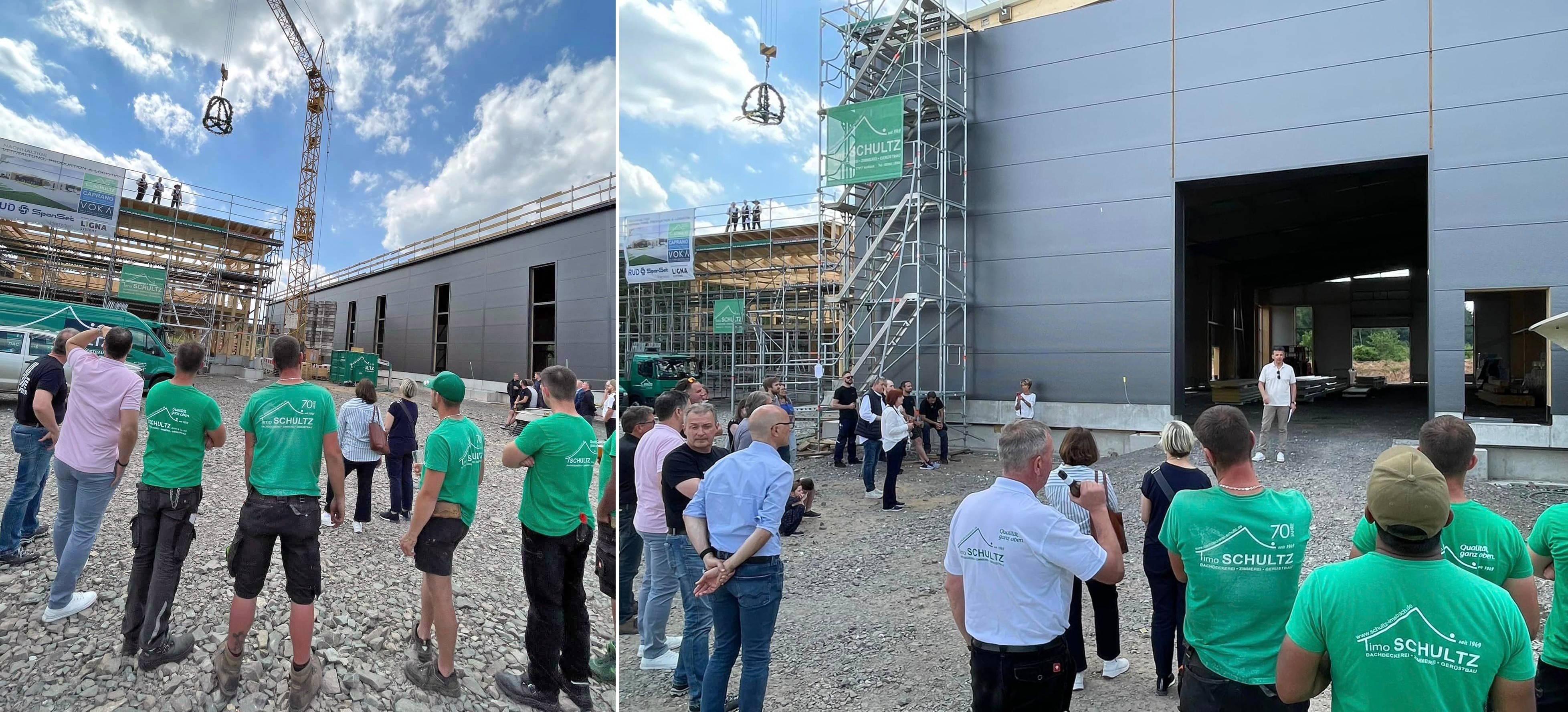 Bilder vom Richtfest