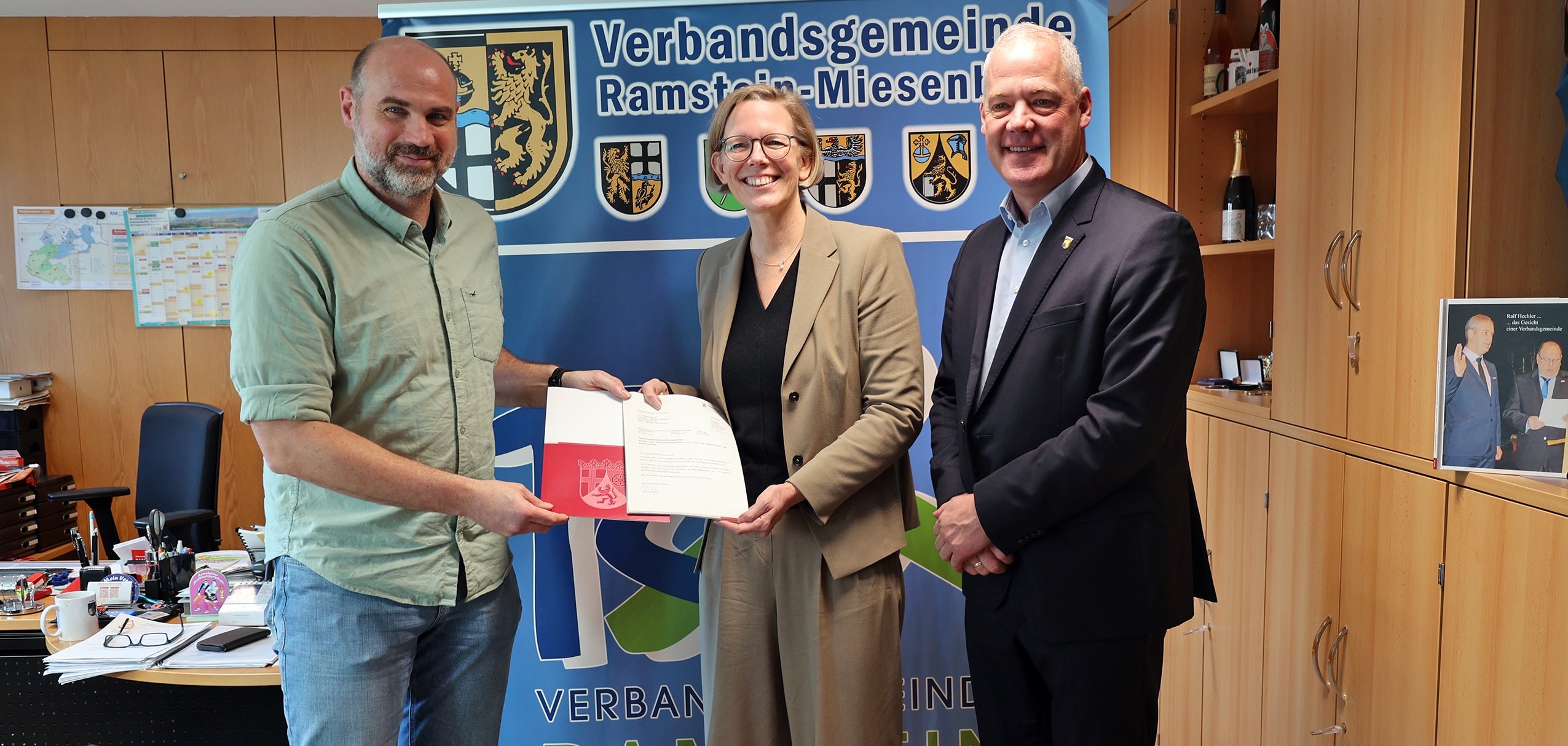 Übergabe des Förderbescheides