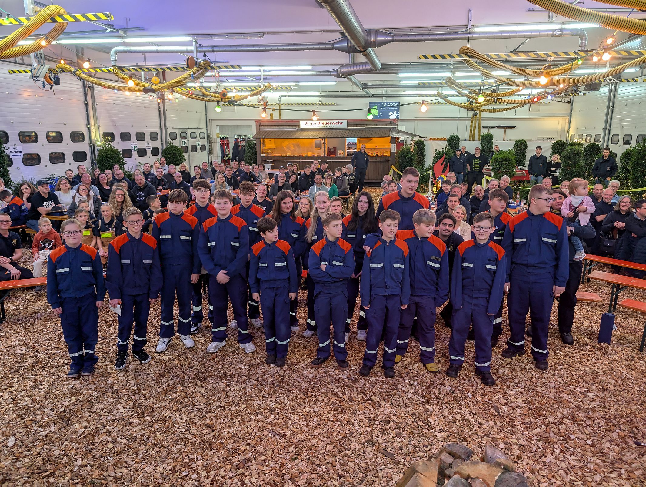 Gruppenbild der Jugendfeuerwehr Ramstein-Miesenbach