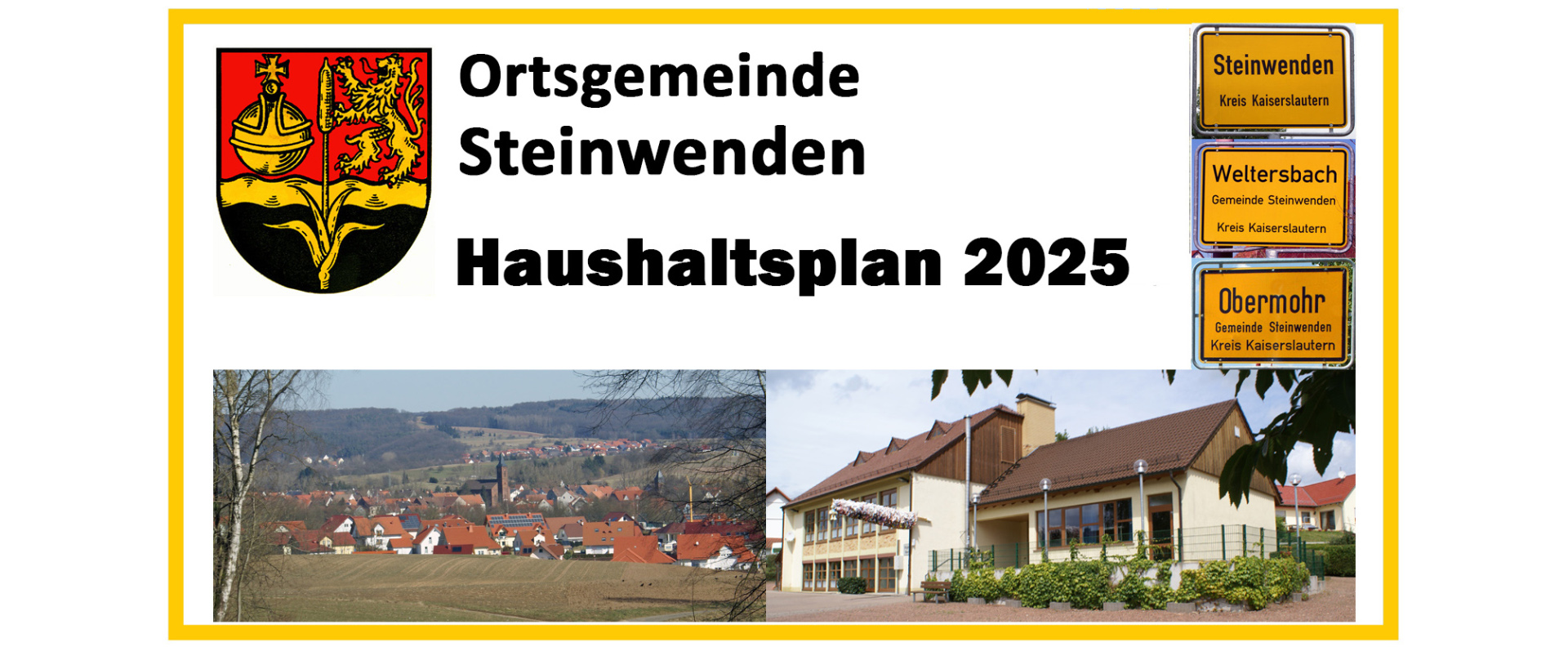Grafik Haushaltsplan Steinwenden