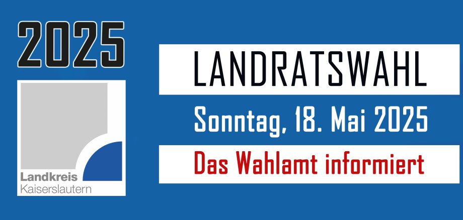 Banner zur Landratswahl