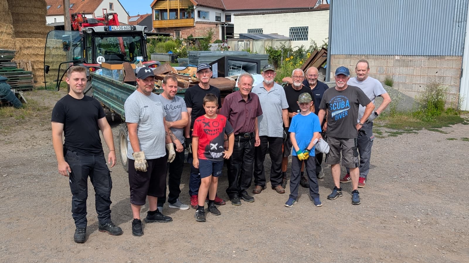 Gruppenbild der Reservisten