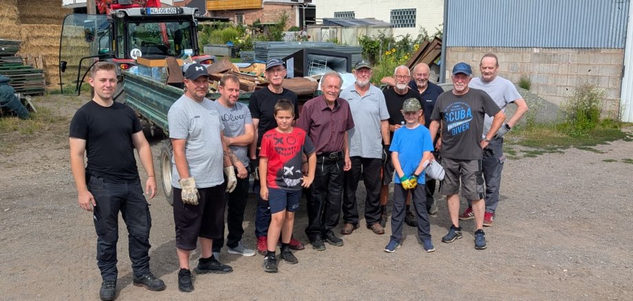 Gruppenbild der Reservisten