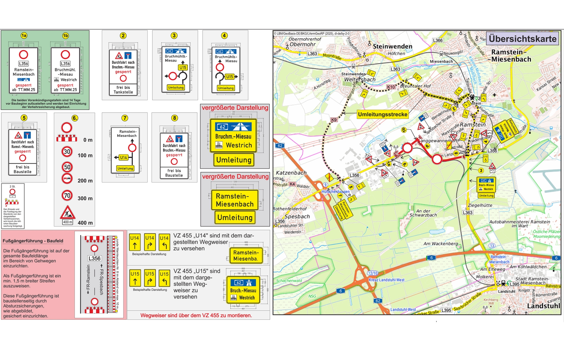 Untitled Montage Plan und Umleitungen