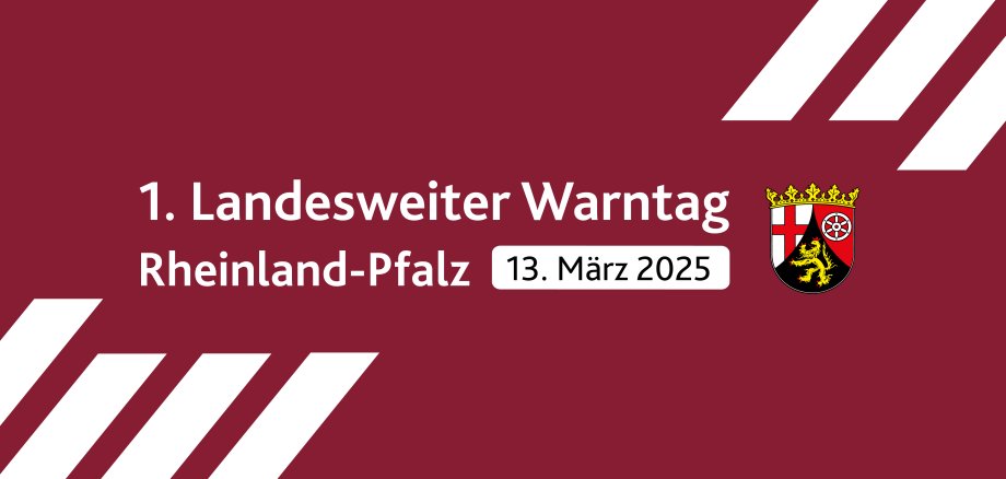 Banner zum Warntag