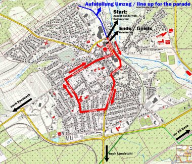 Plan Verlauf Umzug