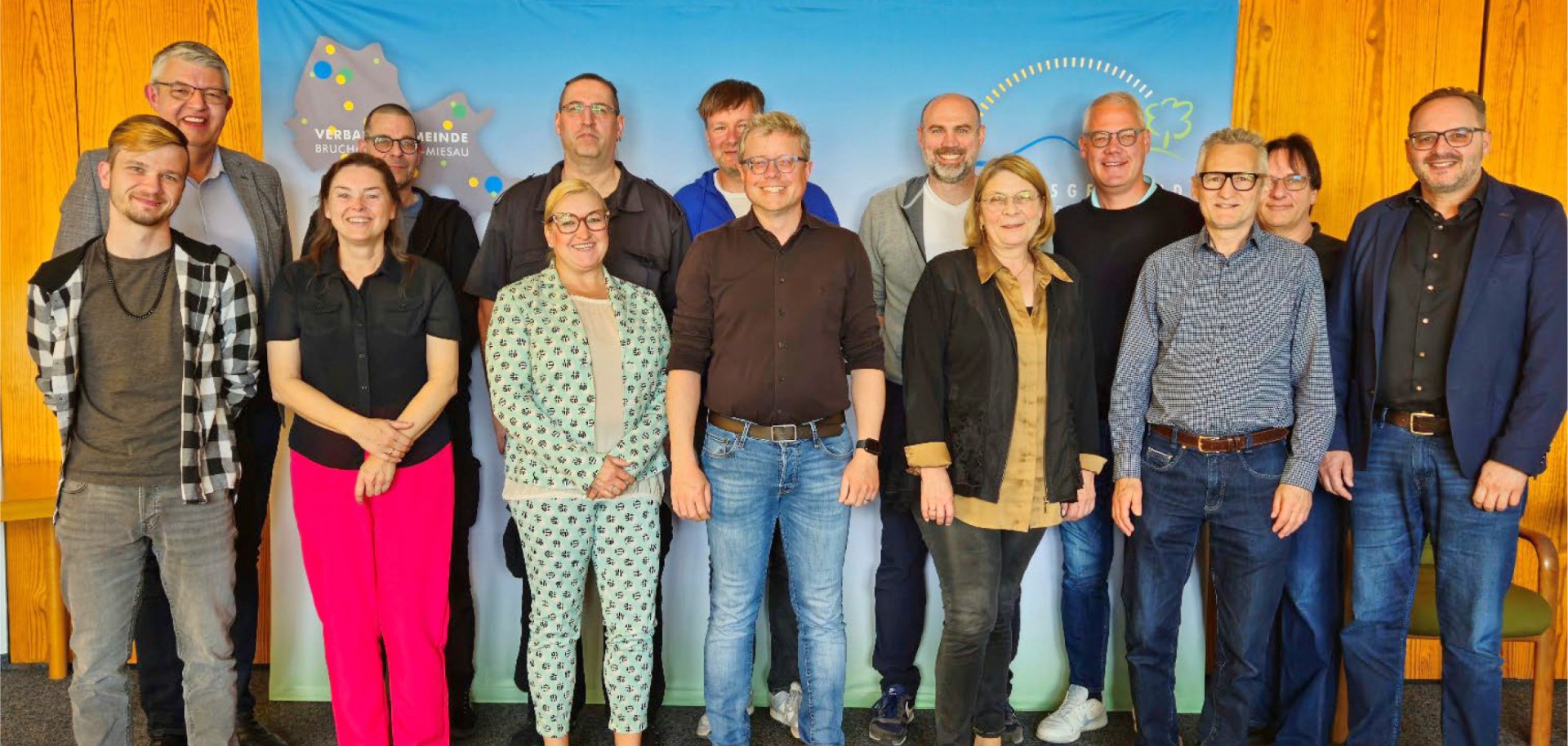 Gruppenfoto der beteiligten Verbandsgemeinden