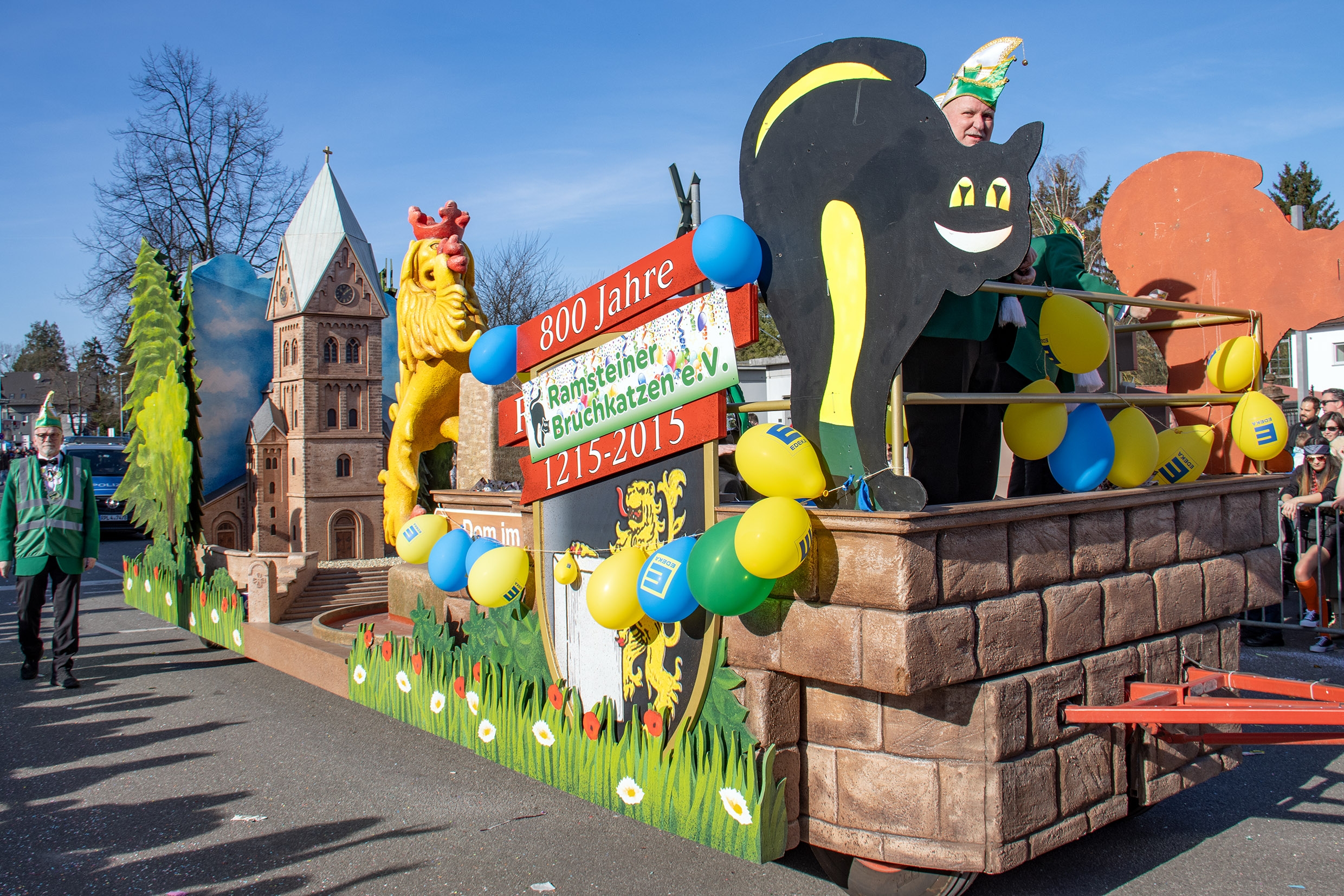 Umzugswagen der Bruchkatzen