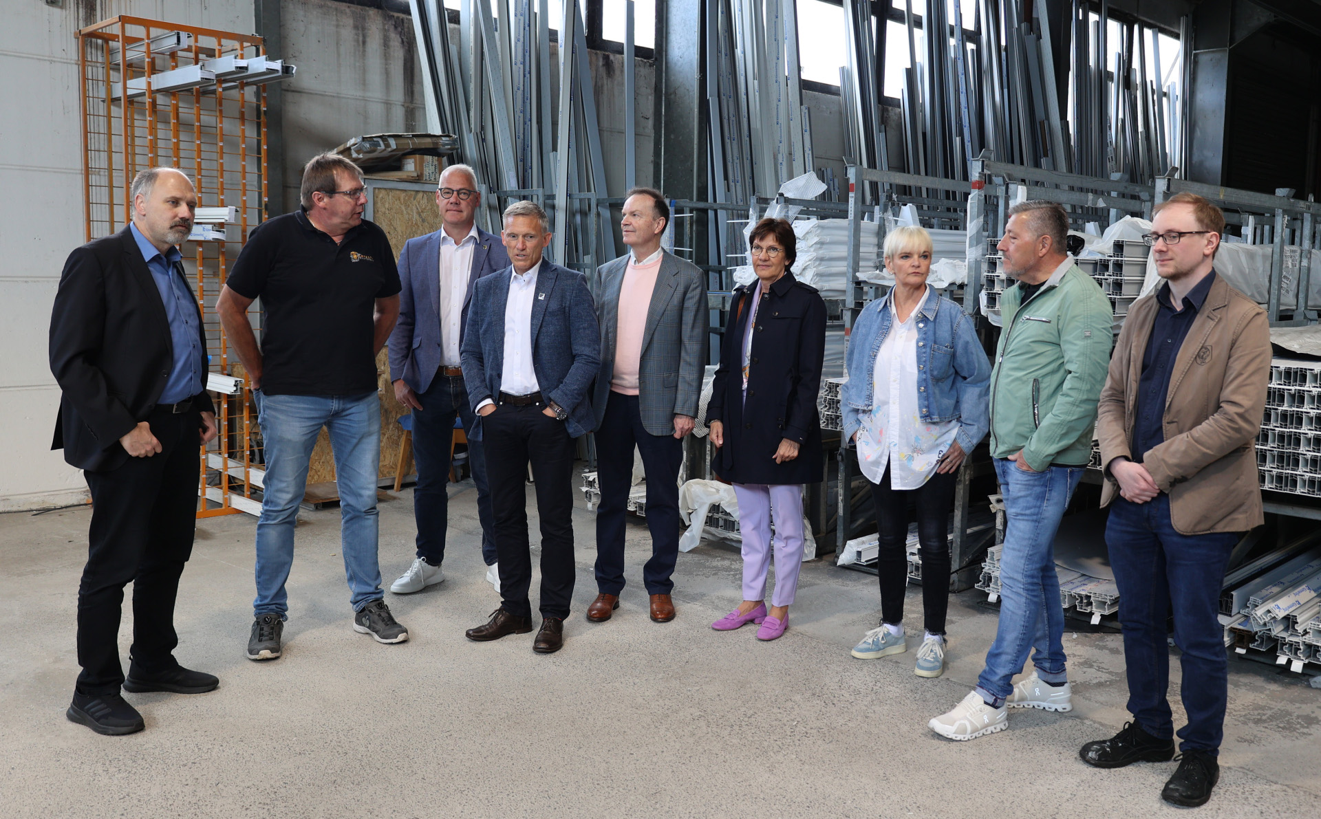 Gruppenbild mit Gästen