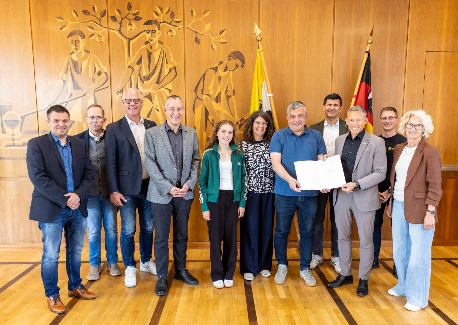 Landesehrennadel für Peter Scherne Landesehrennadel für Peter Scherne
