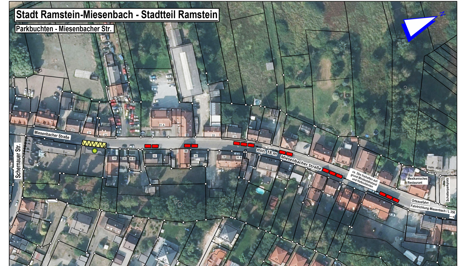 A4 Q Parken in der Miesenbacher Straße