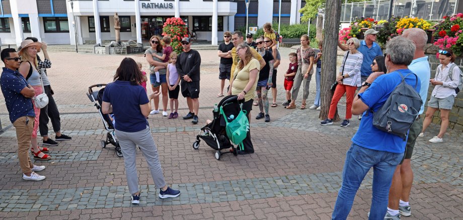 Gruppe am Start der Stadtführung