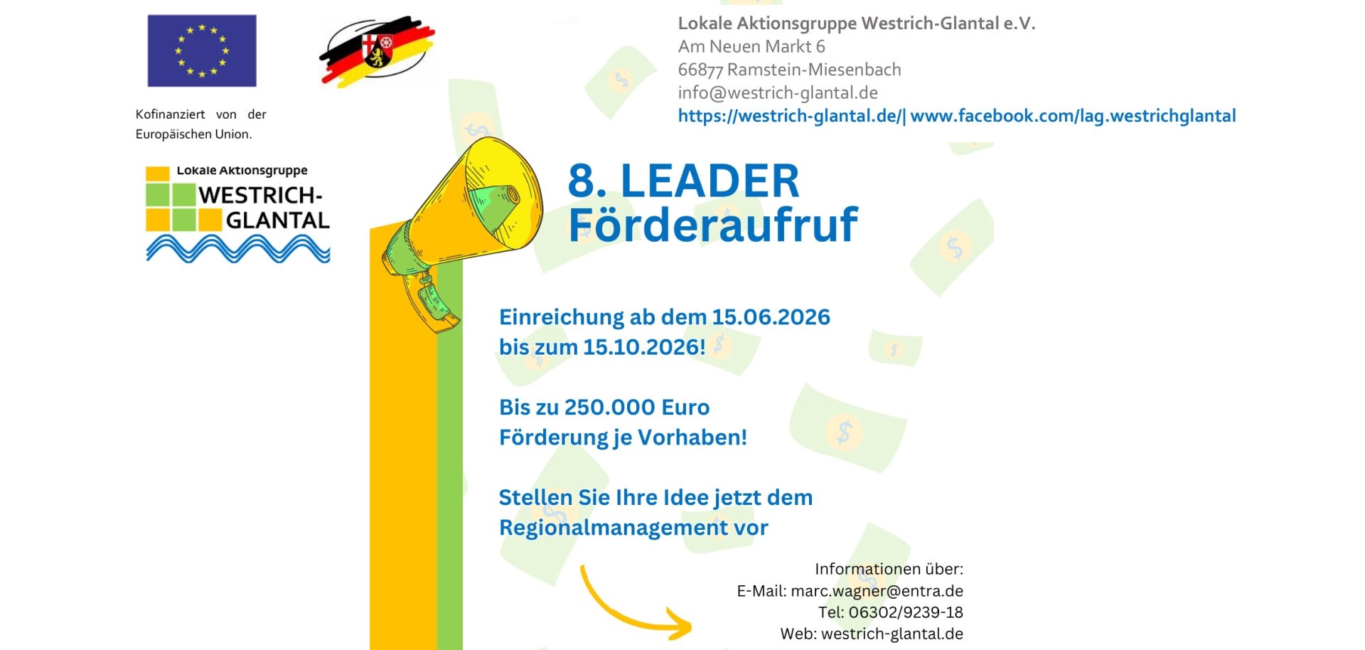 LEADER Aufruf & Erinnerung - 1 LEADER Aufruf Förderung