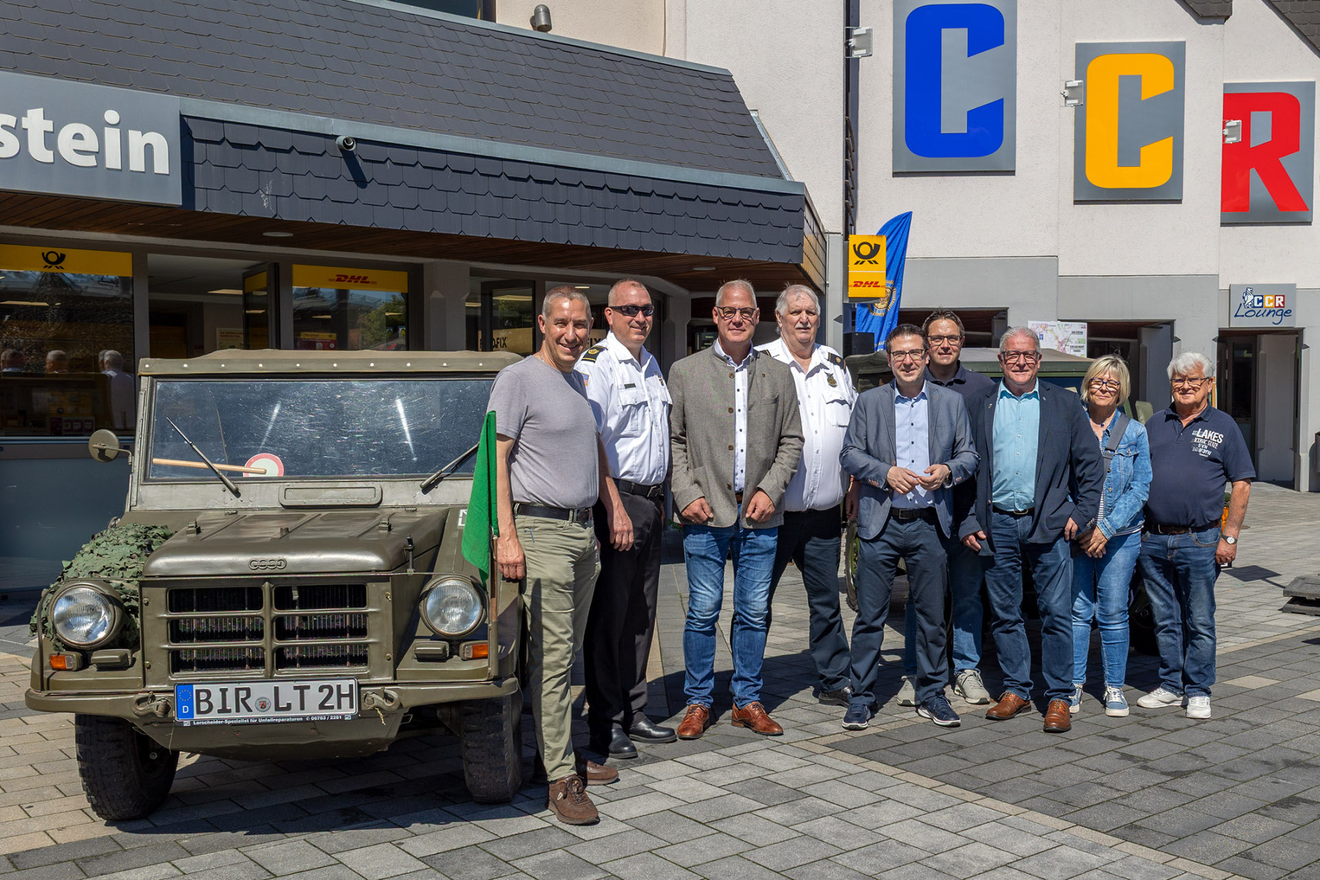Eröffnung des Veteranentages in Ramstein am CCR