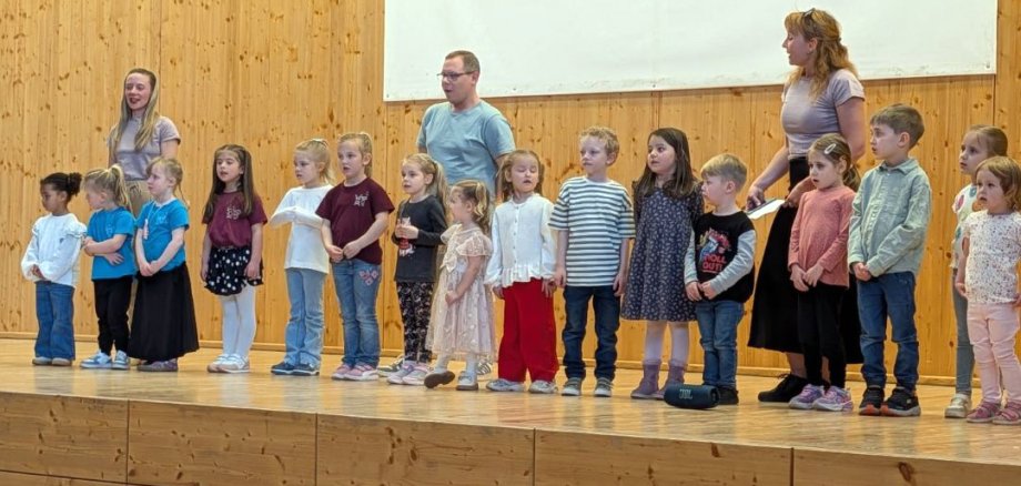 Auftritt der Kindergartenkinder