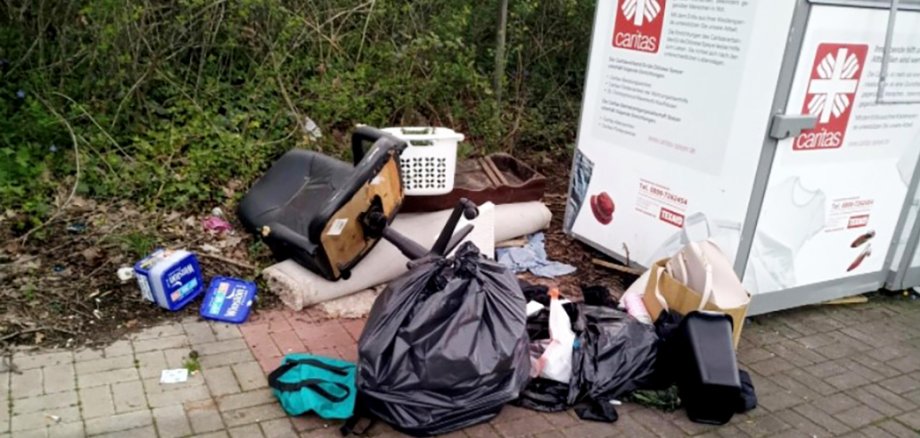 Müllablagerung vor Contaoine