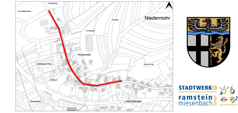 Plan Niedermohr Hauptstraße