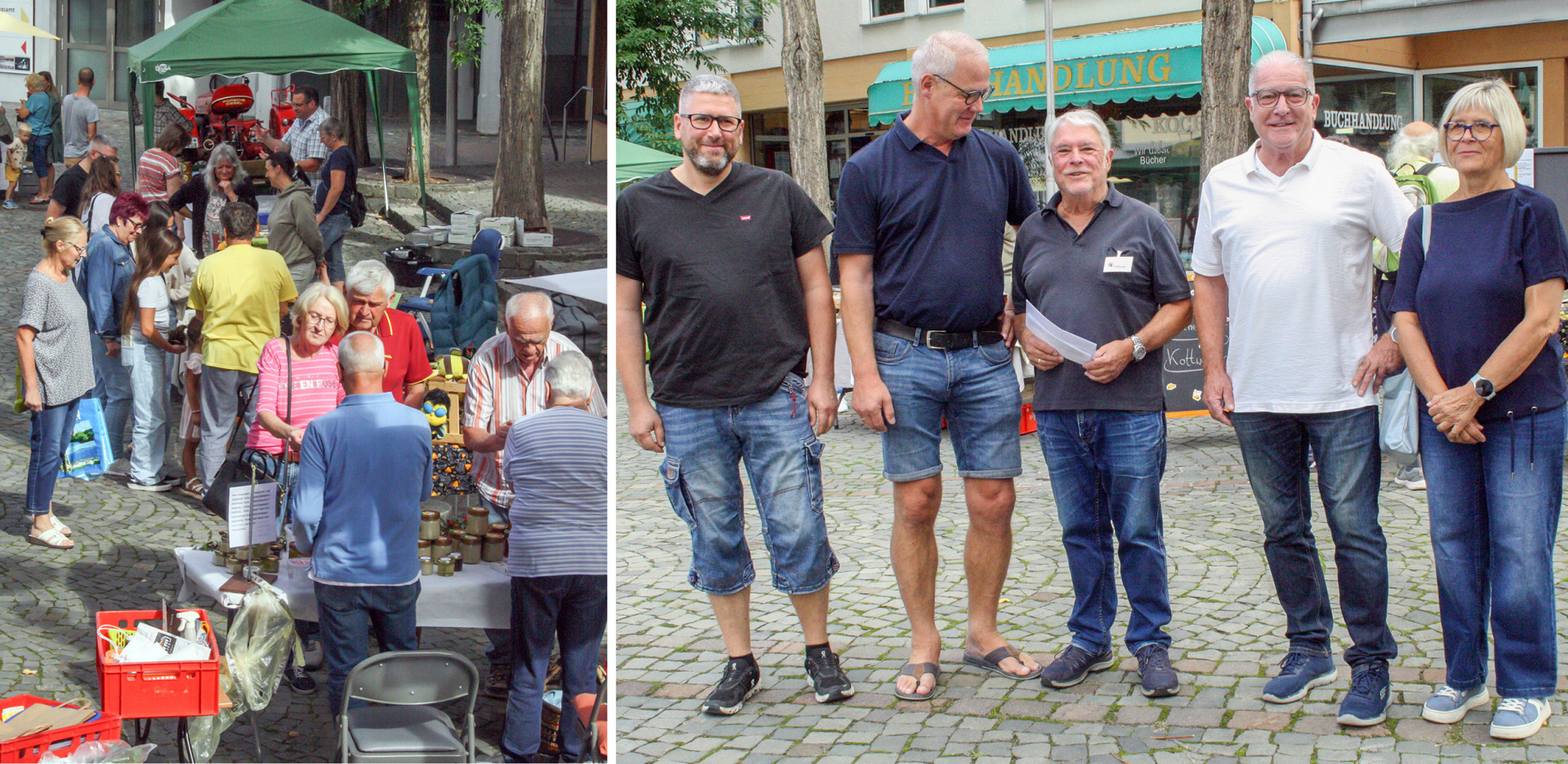 Bildmontage vom Honigschleckertag