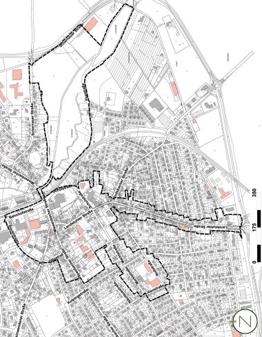 Lageplan des Sanierungsgebietes